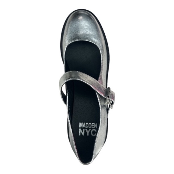 Madden NYC Lug Sole Mary Jane Shoes | adjustable Strap, Comfort Foam Insole NWB - Picture 4 of 5